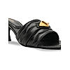 Rocia Black Women Quilted Stilettos