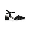 Rocia Black Women Suede Block Heel Pumps