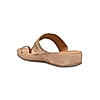 Rocia Beige Women Kolhapuri Flat Comfort Sandals