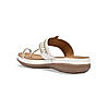 Rocia White Women Kolhapuri Flat Comfort Sandals