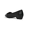 Rocia Black Women Square Toe Buckled Work Wear Pumps