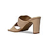 Rocia Beige Women High Block Heel Sandals