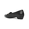 Rocia Black Women Square Toe Workwear Pumps