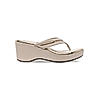 Rocia Cream Women Casual Platform Thongs