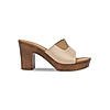 Rocia Beige Women Casual High Block Heel Sandals