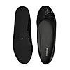 Rocia Black Women Woven Ballerinas