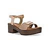 Rocia Beige Women Block Heel Sandals