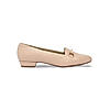 Rocia Beige Women Square Toe Workwear Pumps