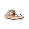 Rocia Rose Gold Women Stitch Down Comfortable Kolhapuris