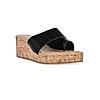 Rocia Black Women Casual Wedge Sandals