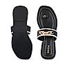 Rocia Black Women Open Toe Trendy Flats