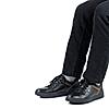 ID MENS BLACK SHOES CASUAL LACE-UP