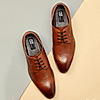 ID Mens Tan Formal Lace Up