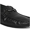 Gabicci Mens Black Harrow-G Leather Loafers