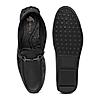 Gabicci Mens Black Harrow-G Leather Loafers