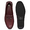 Gabicci Mens Burgundy Harrow-G Leather Loafers