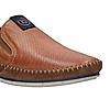 BUGATTI COGNAC MEN LEATHER CHESLEY CASUAL LOAFERS