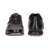 BUGATTI BLACK MEN THORELLO LACE-UP SNEAKERS