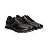 BUGATTI BLACK MEN THORELLO LACE-UP SNEAKERS