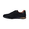 BUGATTI BLACK MEN TREVOR LACE-UP SNEAKERS