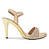 ROCIA Rose Gold Women Diamond Embellished Stilettos