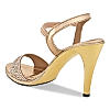 ROCIA Rose Gold Women Diamond Embellished Stilettos