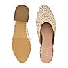 Rocia By Regal Rose Gold Women Embroidered Mojris