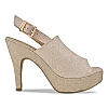 ROCIA Gold Women Shimmer Stilettos