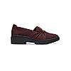 CLARKS BURGUNDY WOMEN CALLA STYLE LOAFERS