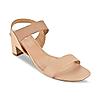 Rocia Beige Women Block Heel Sandals