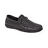 Regal Mens Black casual leather loafers