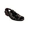 Imperio Black Men Ethnic Leather Sandals