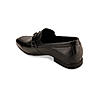 Imperio Black Men Formal Saddle Leather Slip On Shoes