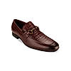 Imperio Cherry Men Formal Saddle Leather Slip On Shoes