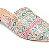 Rocia Rose Gold Women Hand Embroidered Mojris