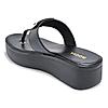 Rocia Black Women Casual Wedge Sandals