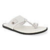 Regal White Mens Leather Sandals