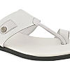 Regal White Mens Leather Sandals