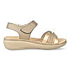 Rocia Khaki Women Comfort Flat Sandals