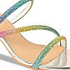 Rocia   Women Diamond Strap Stilettos