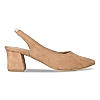 Rocia Beige Women Suede Sling Backs