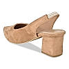 Rocia Beige Women Suede Sling Backs