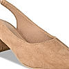 Rocia Beige Women Suede Sling Backs