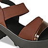 Rocia Brown Women High Lycra Platform Sandals