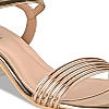 Rocia Rose Gold Women Vinyl Block Heel Sandal