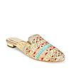 Rocia Gold Women Hand Embroidered Mojris