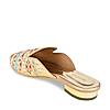 Rocia Gold Women Hand Embroidered Mojris