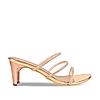 Rocia Rose Gold Women Diamante Strap Sandals