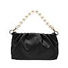 Rocia By Regal Black Women Pearl Handle Bag