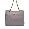 Rocia By Regal Lilac Women Woven Metal Handle Shoulder Bag